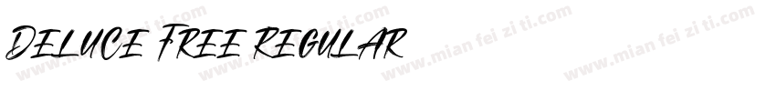 Deluce Free Regular字体转换